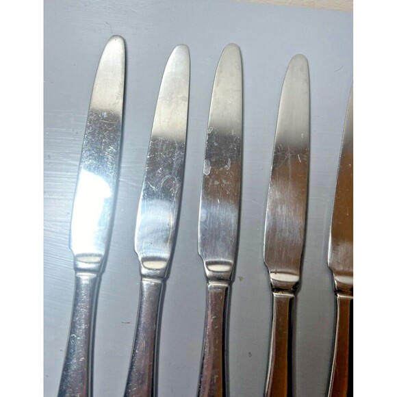 Cambridge Stainless Steel China Flatware Lot of 6 Butter‎ Cutters Heavy - Picture 12 of 16